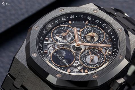 black royal oak|audemars piguet black skeleton price.